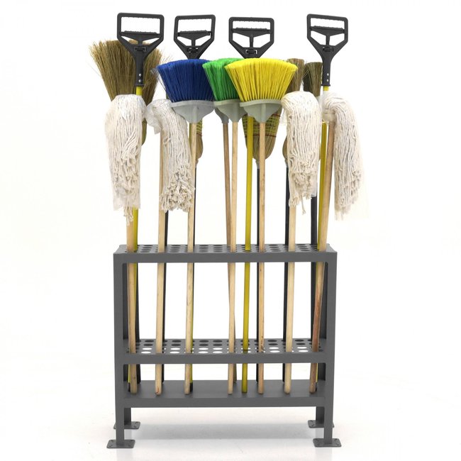 DURHAM MFG MTO123632-56H95 Mop and Broom Organizer
