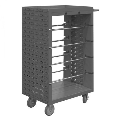 DURHAM MFG MWSR8-LP-95 Mobile Wire Spool Cart, 8 Wire Rods