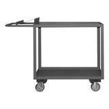 DURHAM MFG OPC-1836-2-95 Order Picking Cart, 2 Shelves, 18 x 36