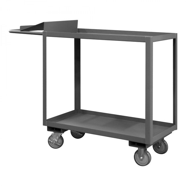 DURHAM MFG OPC-1836-2-95 Order Picking Cart, 2 Shelves, 18 x 36