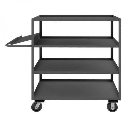 DURHAM MFG OPC-243660-4-6PH-95 Order Picking Cart, 4 Shelves, 24 x 36