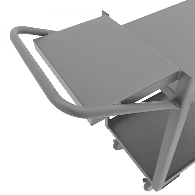 DURHAM MFG OPCFS-1832-2-TLD-95 Order Picking Cart, Flat Writing Shelf
