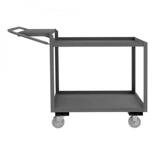 DURHAM MFG OPCFS-2436-2-95 Order Picking Cart, Flat Writing Shelf
