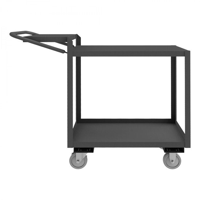 DURHAM MFG OPCFS-2448-2-TLD-95 Order Picking Cart, Flat Writing Shelf