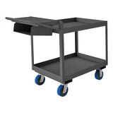 DURHAM MFG OPCP3FS-2436-2-6PU-95 Order Picking Cart, Storage Pocket