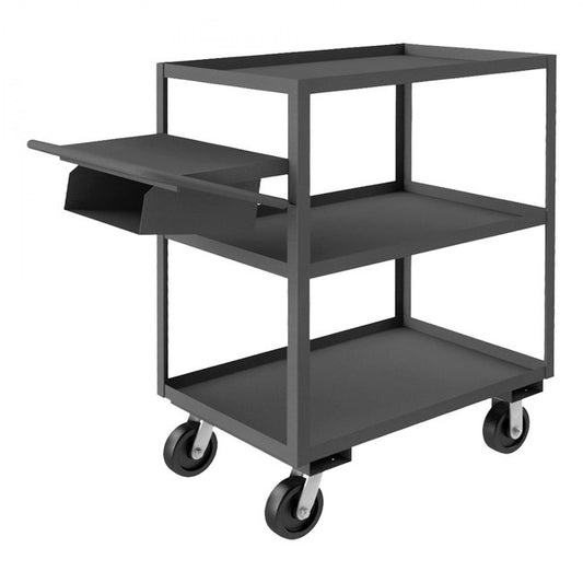 DURHAM MFG OPCPFS-306048-3-6PH-95 Order Picking Cart, Storage Pocket