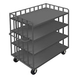 DURHAM MFG OPT-4830-95 Bulk Stock/Package Mover, 4 Shelves