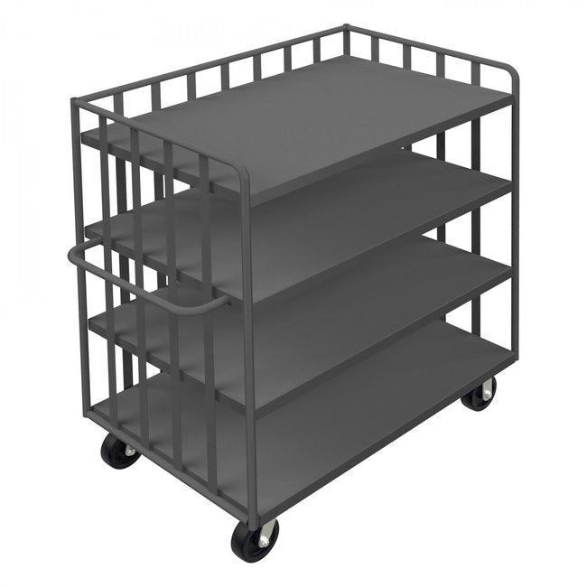 DURHAM MFG OPT-4830-95 Bulk Stock/Package Mover, 4 Shelves
