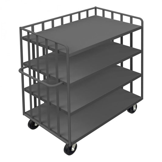 DURHAM MFG OPT-4830-95 Bulk Stock/Package Mover, 4 Shelves