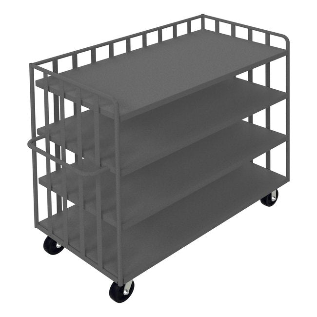 DURHAM MFG OPT-6030-4-6PH-95 Bulk Stock/Package Mover, 4 Shelves