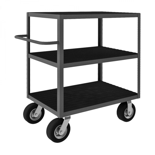 DURHAM MFG RIC-243645-3-95 Instrument Cart, 3 Flush Shelves