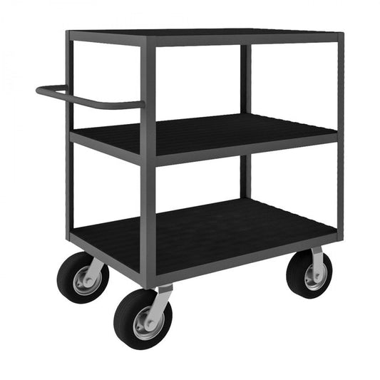 DURHAM MFG RIC-243645-3-95 Instrument Cart, 3 Flush Shelves