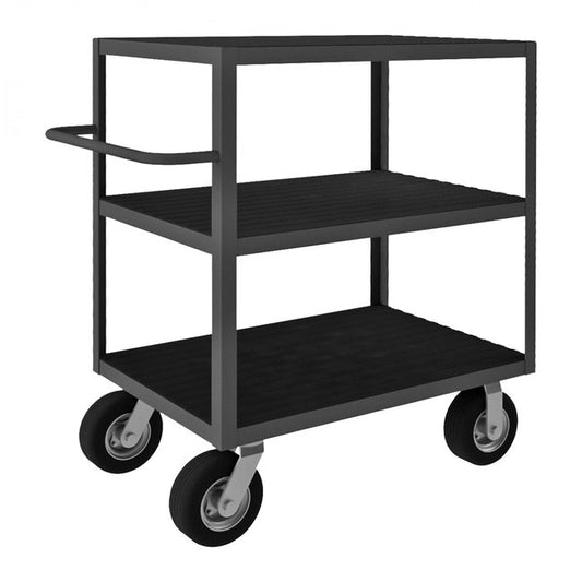 DURHAM MFG RIC-243650-3-8SPN-95 Instrument Cart, 3 Flush Shelves