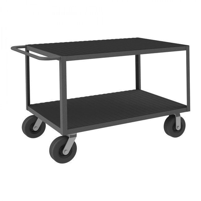 DURHAM MFG RIC-3036-2-95 Instrument Cart, 2 Flush Shelves