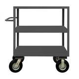 DURHAM MFG RIC-367250-3-95 Instrument Cart, 3 Flush Shelves
