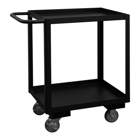 DURHAM MFG RSC-182433-2-4PU-08T Stock Cart, 2 Shelves, 18 x 24