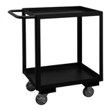 DURHAM MFG RSC-183633-2-4PU-08T Stock Cart, 2 Shelves, 18 x 36