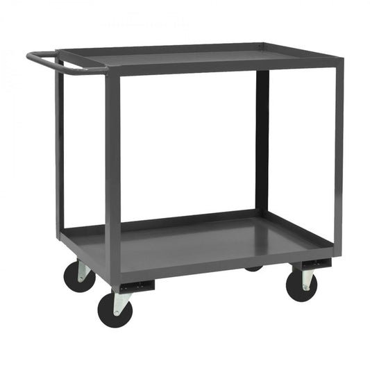 DURHAM MFG RSC-2436-2-5PO-95 Stock Cart, 2 Shelves, 24 x 36