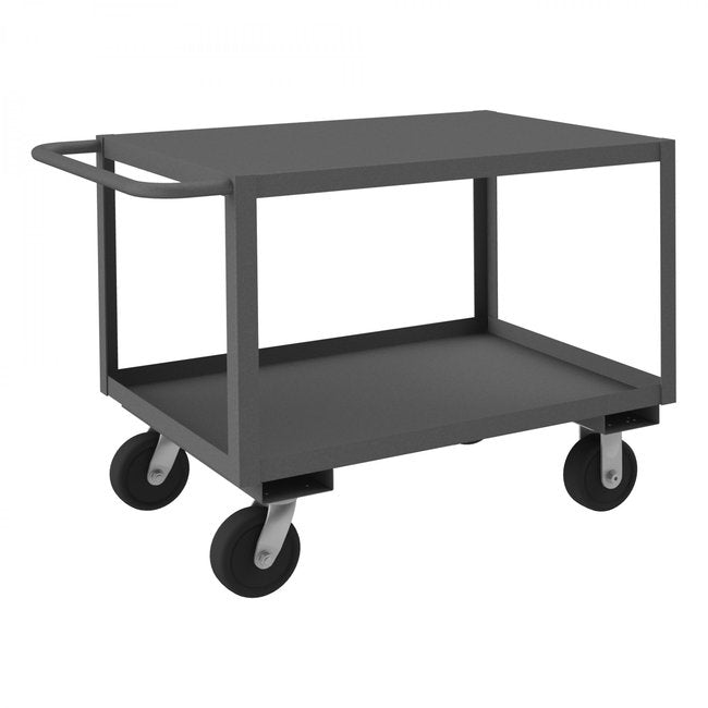 DURHAM MFG RSC-243630-2-TLD-6PO-95 Stock Cart, 2 Shelves, 24 x 36