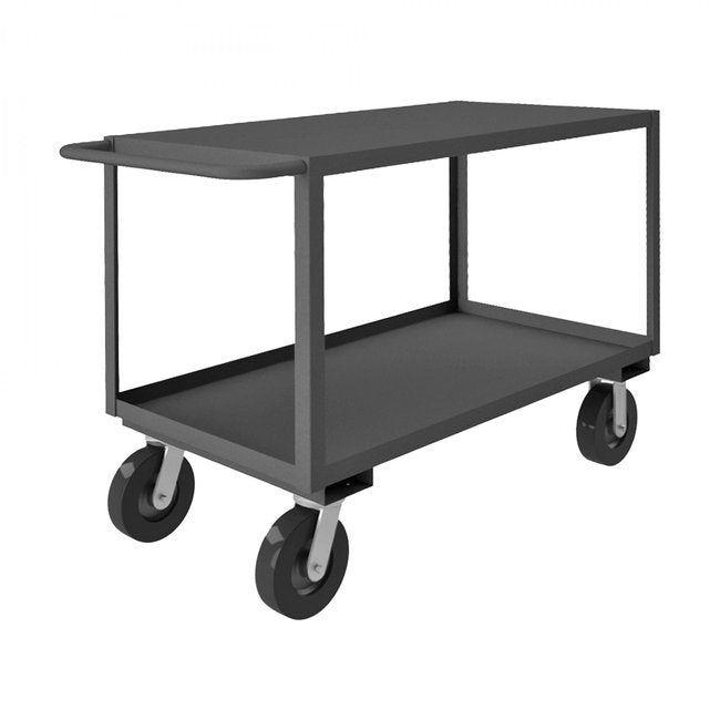 DURHAM MFG RSC-244836-2-TLD-8PO-95 Stock Cart, 2 Shelves, 24 x 48