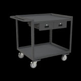 DURHAM MFG RSC-3036-2-2DR-95 Stock Cart, 2 Shelves, 30 x 36, 2 Drawer