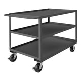DURHAM MFG RSC-3048-3-3K-6PHSB-95 Stock Cart, 3 Shelves, 30 x 48
