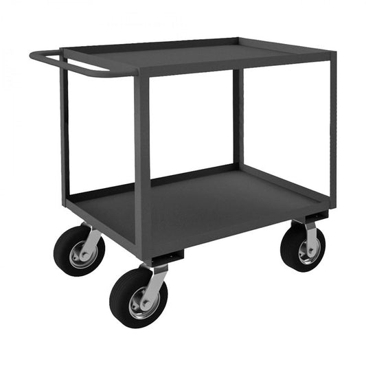 DURHAM MFG RSC-304836-2-8PN-95 Stock Cart, 2 Shelves, 30 x 48