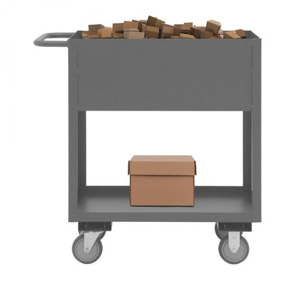 DURHAM MFG RSC12-1830-2-95 Stock Cart, 2 Shelves, High Lip, 18 x 30