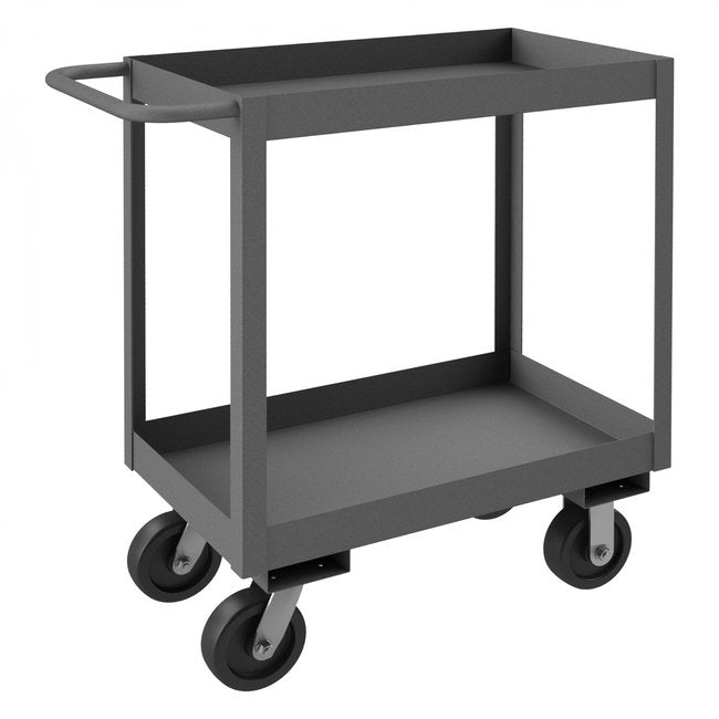 DURHAM MFG RSC3-1830-2-3.6K-95 Stock Cart, 2 Shelves, High Lip, 18 x 30