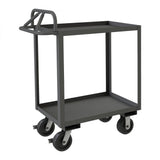 DURHAM MFG RSCE-1830-2-3.6K-95 Stock Cart, 2 Shelves, Ergonomic Handle