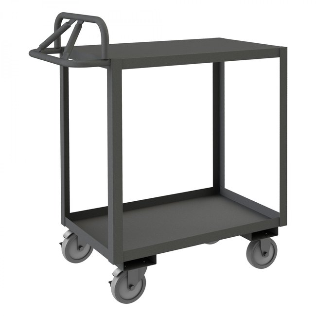 DURHAM MFG RSCE-1830-2-TLD-95 Stock Cart, 2 Shelves, Ergonomic Handle
