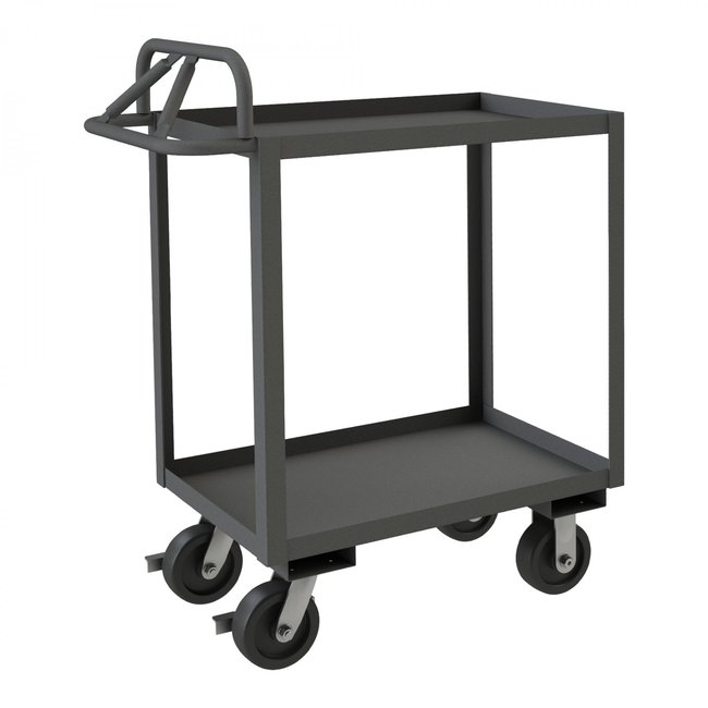 DURHAM MFG RSCE-1836-2-3.6K-95 Stock Cart, 2 Shelves, Ergonomic Handle