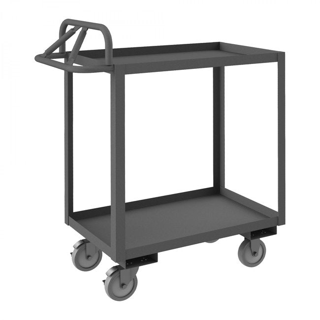 DURHAM MFG RSCE-1836-2-95 Stock Cart, 2 Shelves, Ergonomic Handle