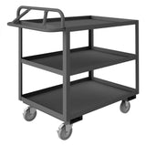 DURHAM MFG RSCE-2436-3-95 Stock Cart, 3 Shelves, Ergonomic Handle