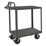 DURHAM MFG RSCE-2448-2-3.6K-ALD-95 Stock Cart, 2 Shelves, Ergonomic Handle