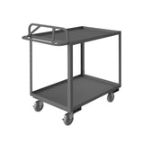 DURHAM MFG RSCE-3048-2-95 Stock Cart, 2 Shelves, Ergonomic Handle