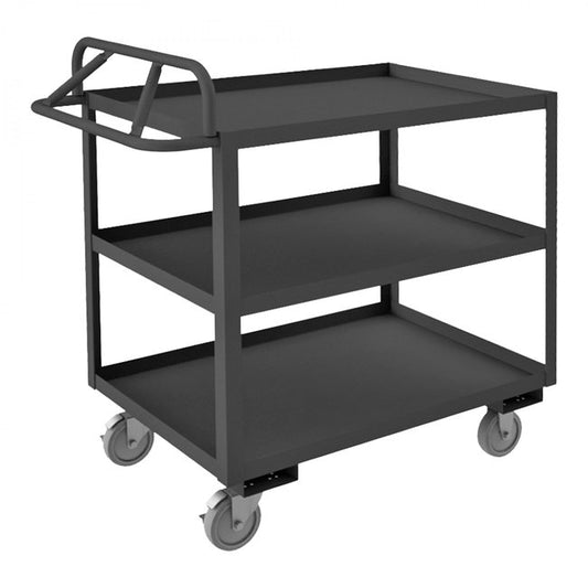 DURHAM MFG RSCE-304841-3-95 Stock Cart, 3 Shelves, Ergonomic Handle