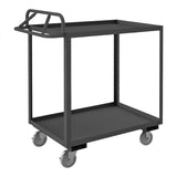 DURHAM MFG RSCE-304848-2-95 Stock Cart, 2 Shelves, Ergonomic Handle
