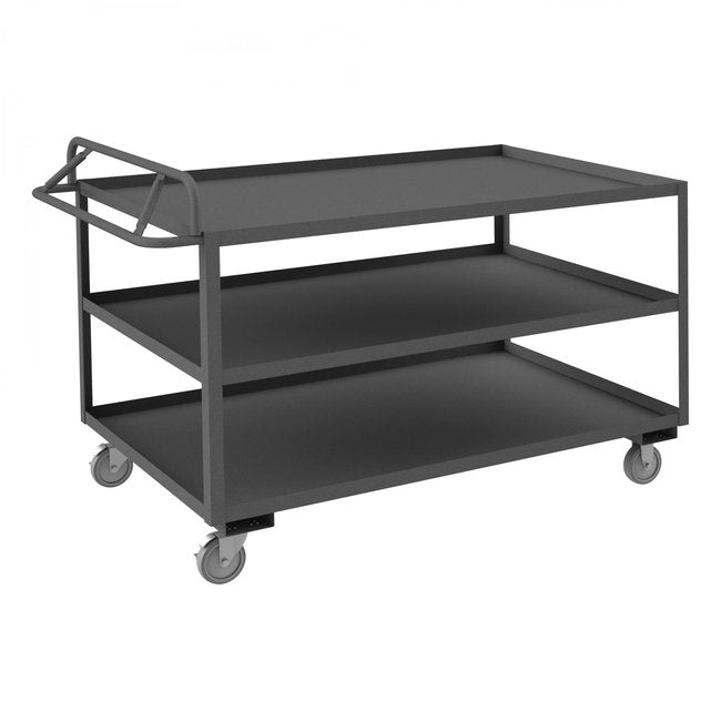 DURHAM MFG RSCE-3660-3-95 Stock Cart, 3 Shelves, Ergonomic Handle