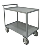DURHAM MFG RSCR-3048-95 Stock Cart, 2 Shelves, Raised Handle