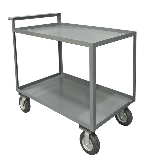 DURHAM MFG RSCR-3060-95 Stock Cart, 2 Shelves, Raised Handle
