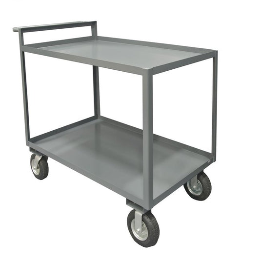 DURHAM MFG RSCR-3060-95 Stock Cart, 2 Shelves, Raised Handle