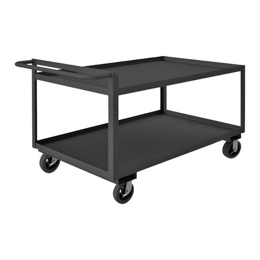 DURHAM MFG RSCR243636ALU6MR95 Stock Cart, 2 Shelves, Raised Handle