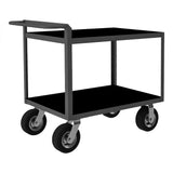 DURHAM MFG RSCR243638ALDRM8PN95 Stock Cart, 2 Shelves, Raised Handle