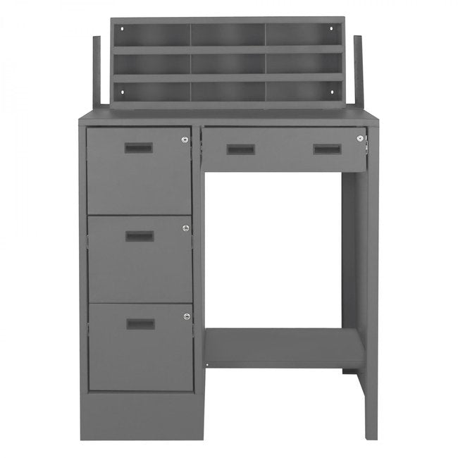 DURHAM MFG SFWS-392955-95 Stationary File Workstation StandUp Desk
