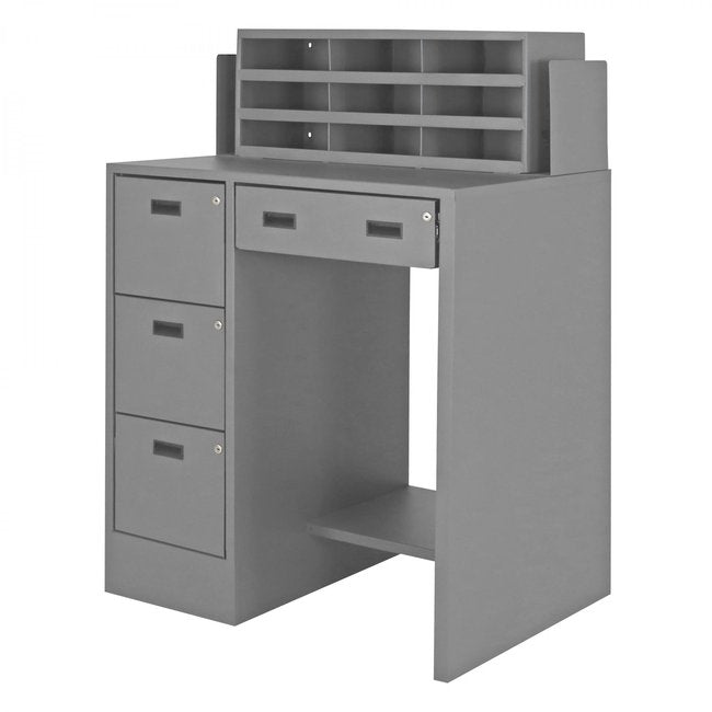 DURHAM MFG SFWS-392955-95 Stationary File Workstation StandUp Desk