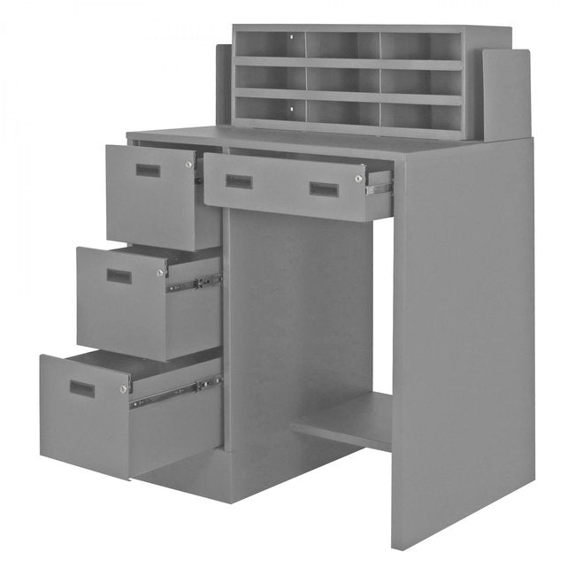 DURHAM MFG SFWS-392955-95 Stationary File Workstation StandUp Desk