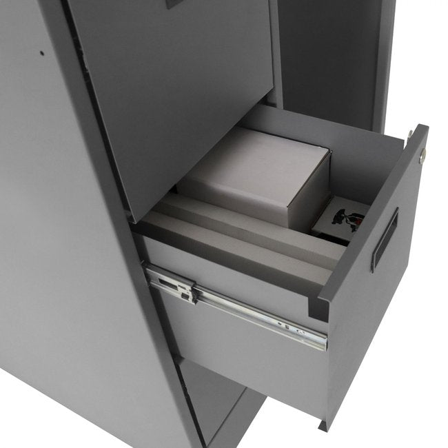 DURHAM MFG SFWS-392955-95 Stationary File Workstation StandUp Desk