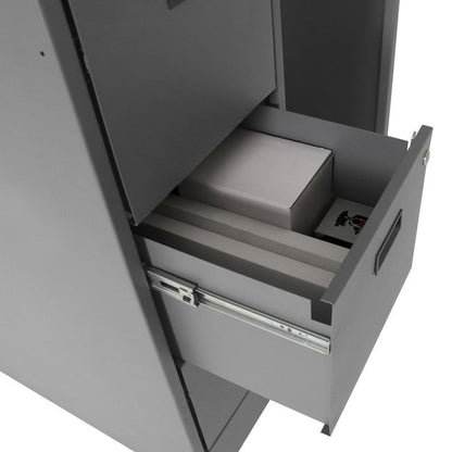 DURHAM MFG SFWS-392955-95 Stationary File Workstation StandUp Desk