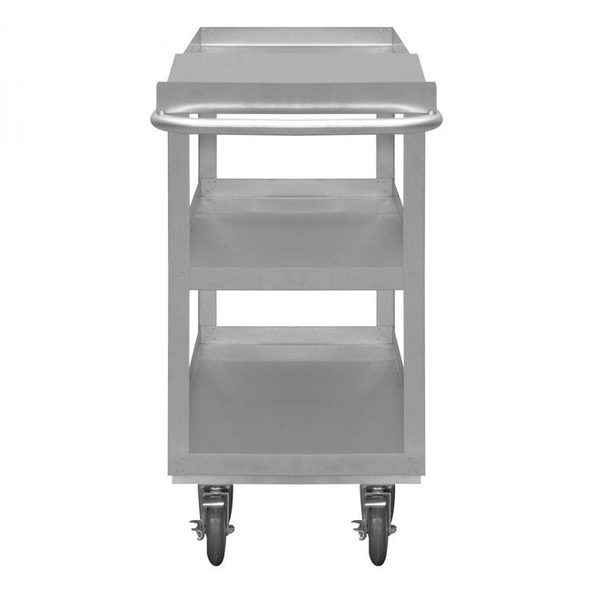 DURHAM MFG SOPC1618303ALU5PU Stainless Order Picking Cart, 3 Shelves